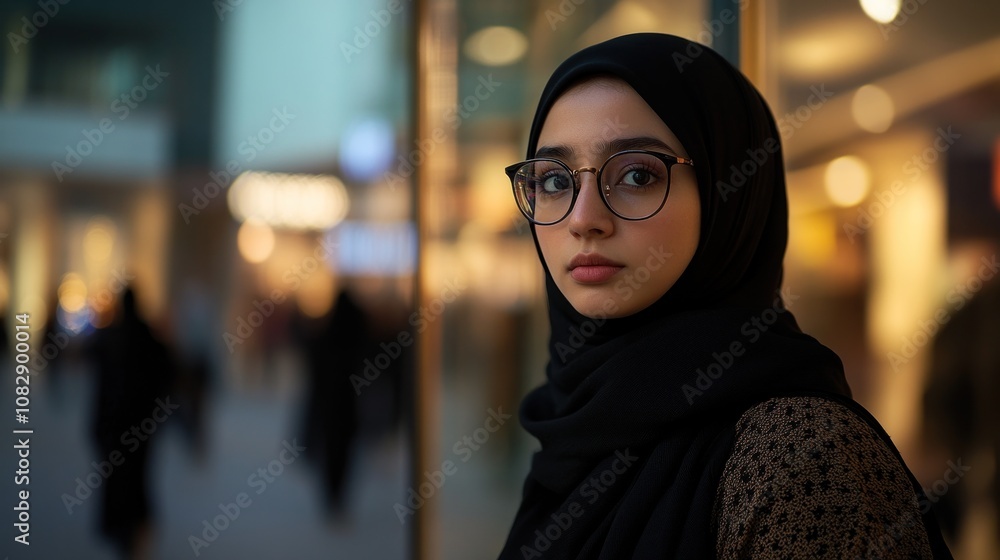 Young Woman in Hijab Looking at Camera Young Woman in Hijab Looking at Camera