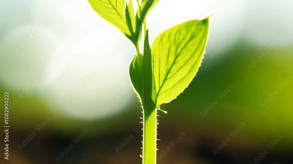 Springtime Timelapse of Plant Sprouts Emerging From Soil Generative AI Springtime Timelapse of Plant Sprouts Emerging From Soil Generative AI