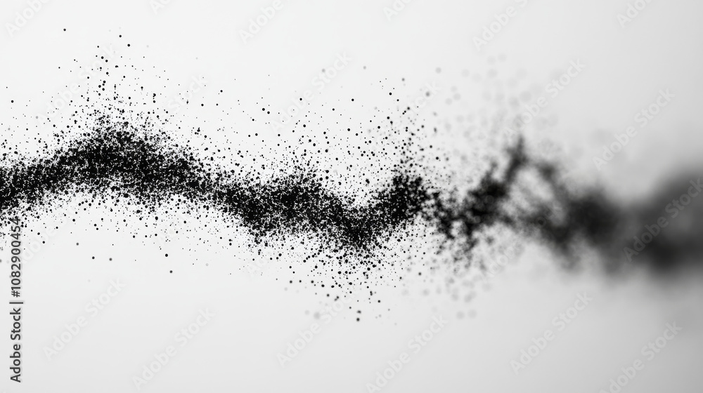 Tiny particles around the graph enhance the sense of sound reverberation while maintaining clarity. Tiny particles around the graph enhance the sense of sound reverberation while maintaining clarity.