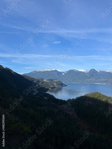 landscape with clouds
