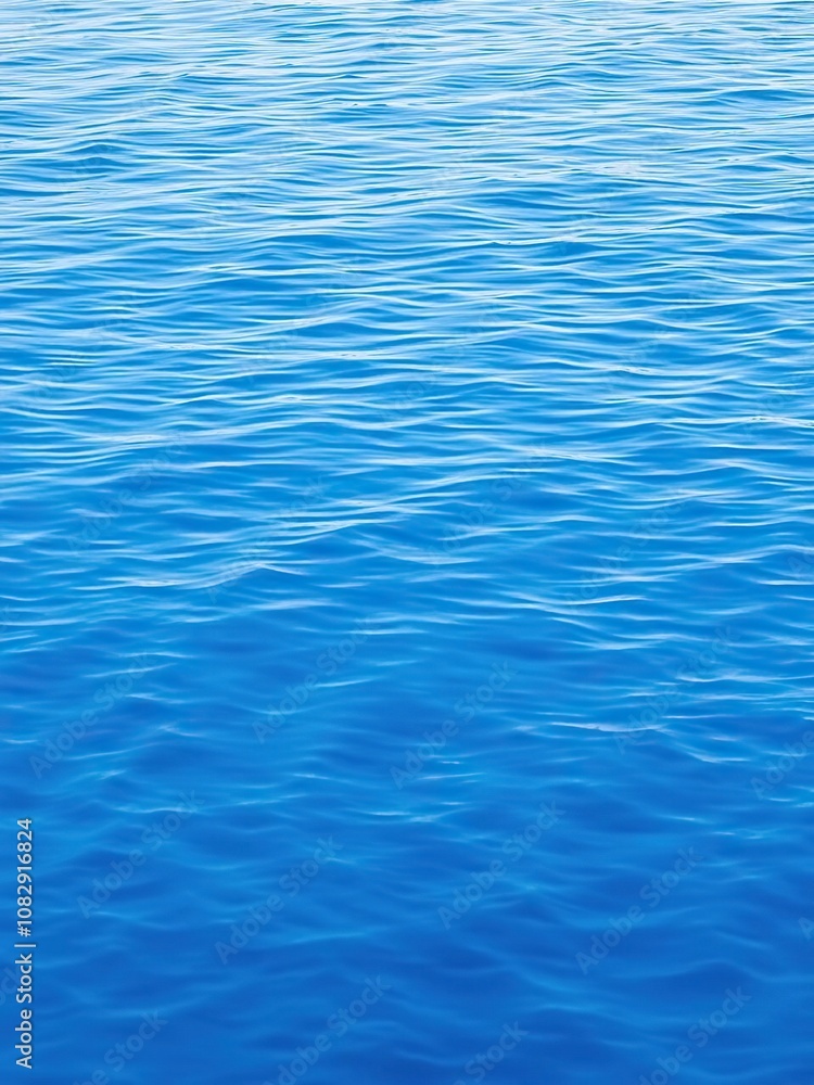 Abstract blue water background resembling a serene natural landscape, tranquil, ripple Abstract blue water background resembling a serene natural landscape, tranquil, ripple