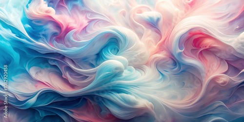 Abstract Swirling Colors Blue, Pink, and White, abstract, texture