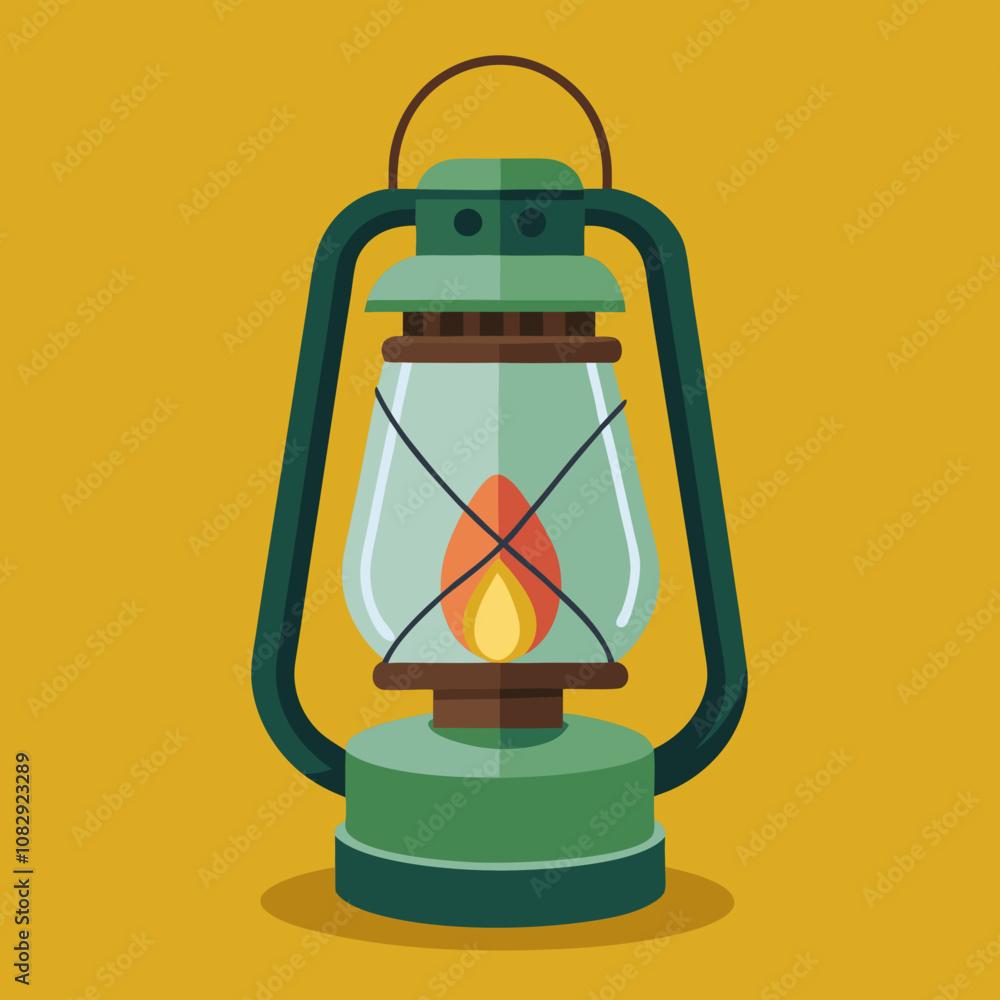 old oil lamp isolated old oil lamp isolated