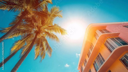 Vibrant Art Deco Architecture in Miami Beach