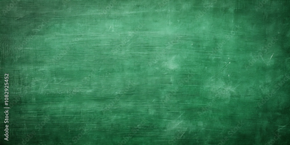 Fototapeta premium Green Textured Background - Blank Canvas, School, Design