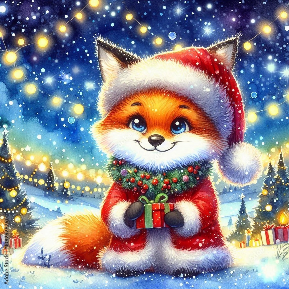 kleiner Fuchs als Weihnachtsmann kleiner Fuchs als Weihnachtsmann