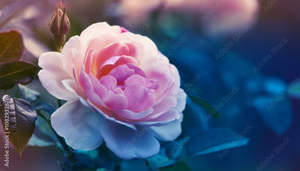 pink rose in the garden pink rose in the garden