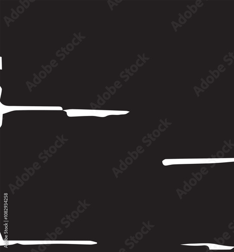 Abstract monochrome grunge background. The gloomy texture of the old worn surface. Scratches, chips, scuffs vector pattern