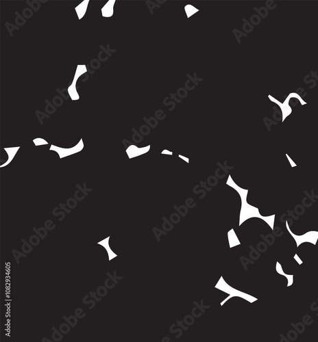 Abstract monochrome grunge background. The gloomy texture of the old worn surface. Scratches, chips, scuffs vector pattern