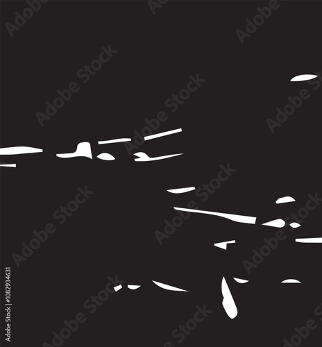 Abstract monochrome grunge background. The gloomy texture of the old worn surface. Scratches, chips, scuffs vector pattern