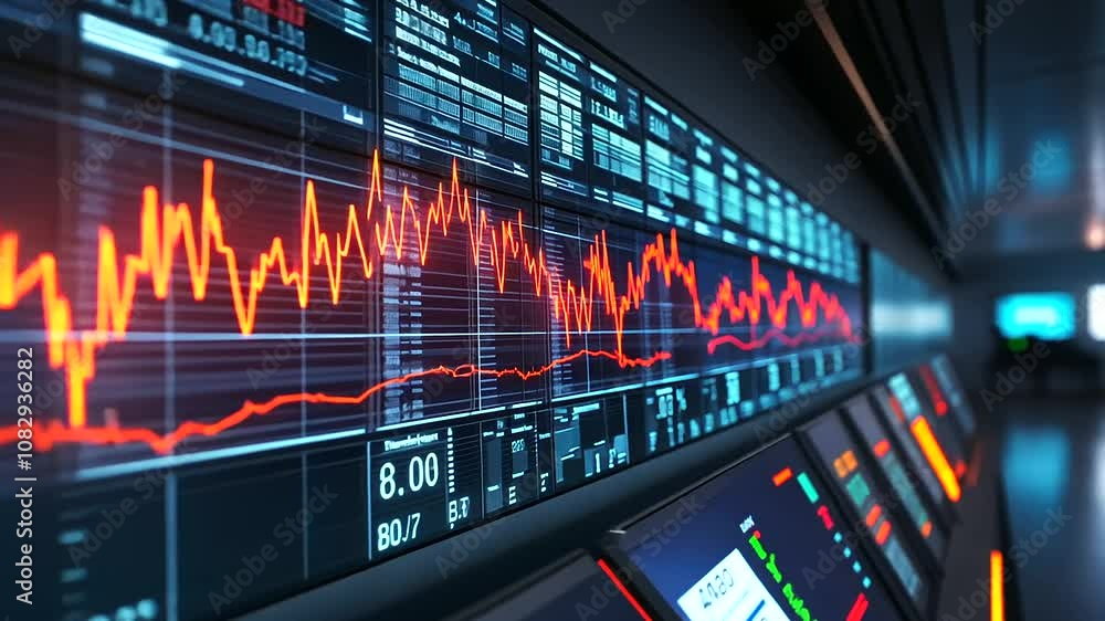 A digital seismograph displaying earthquake waveforms in a bright control room, with colorful lines mapping tremor intensities across a wide screen in precise real-time detail. A digital seismograph displaying earthquake waveforms in a bright control room, with colorful lines mapping tremor intensities across a wide screen in precise real-time detail.
