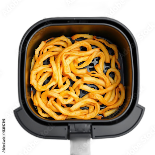 PNG A black minimal air fryer