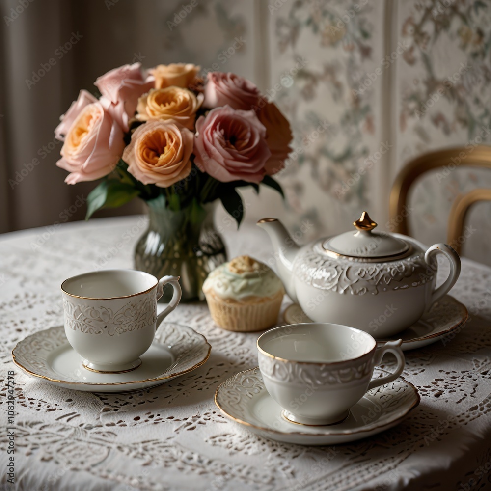 Tea and candles Tea and candles