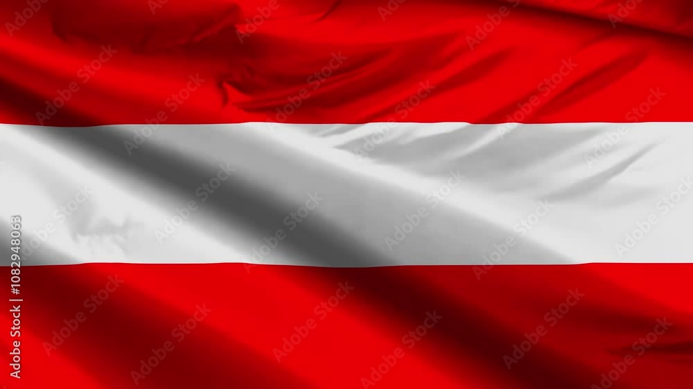 austria flag moved by the wind austria flag moved by the wind