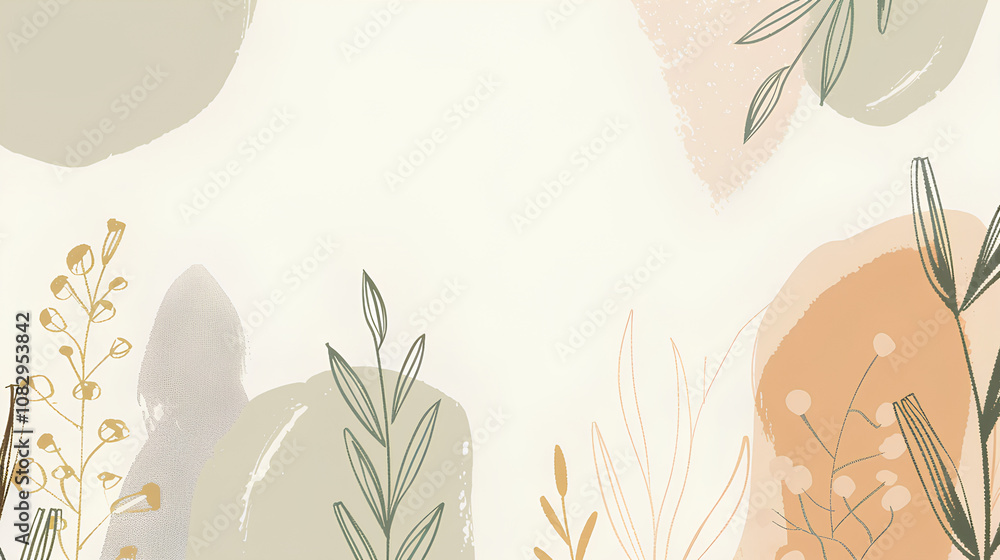 minimalist boho line art of abstract shapes and plants, with muted pastel colors on a white background.graphic for print or digital decoration, embodying the simplicity and organic forms of minimalism minimalist boho line art of abstract shapes and plants, with muted pastel colors on a white background.graphic for print or digital decoration, embodying the simplicity and organic forms of minimalism
