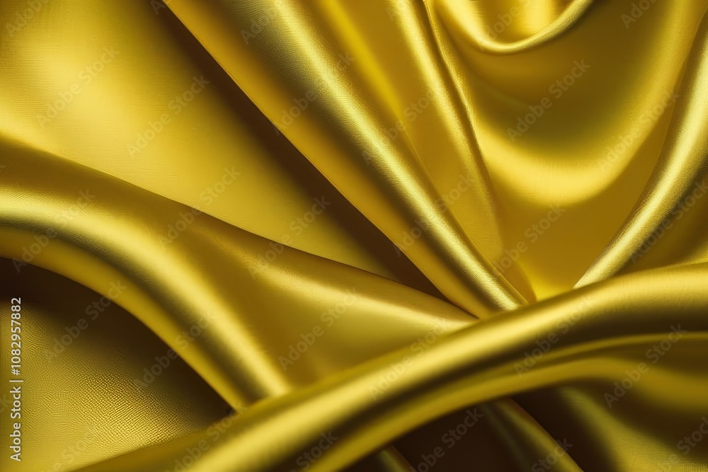 golden silk satin fabric texture background