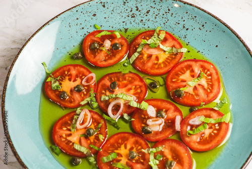 modern tomato salad