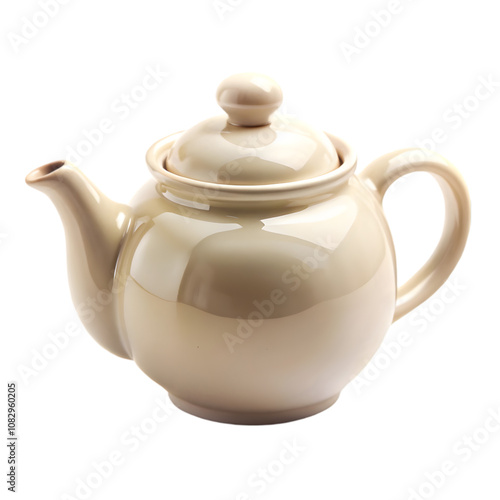 a little teapot on transparent background