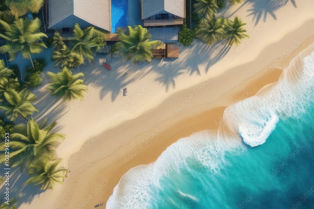 Dee Why Beach Aerial Waves