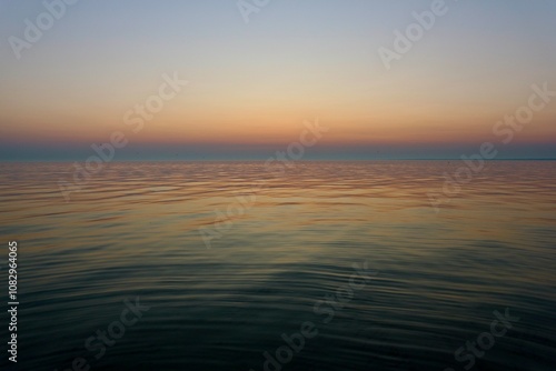 Summer Sunset at Sandbanks on Lake Ontario, Canada