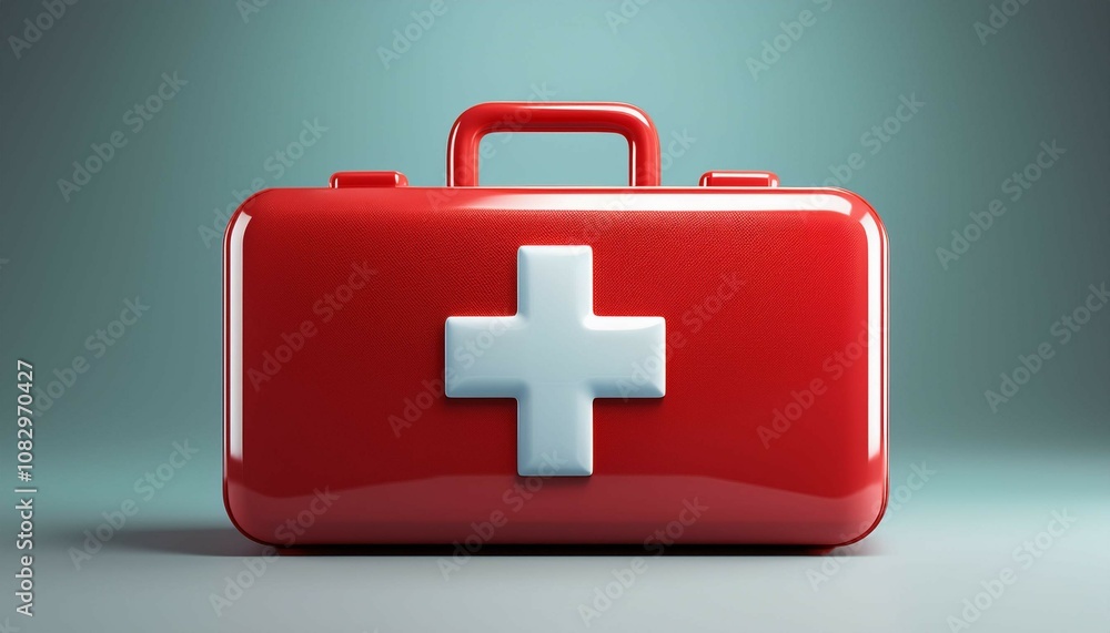 Obraz premium first aid kit isolated