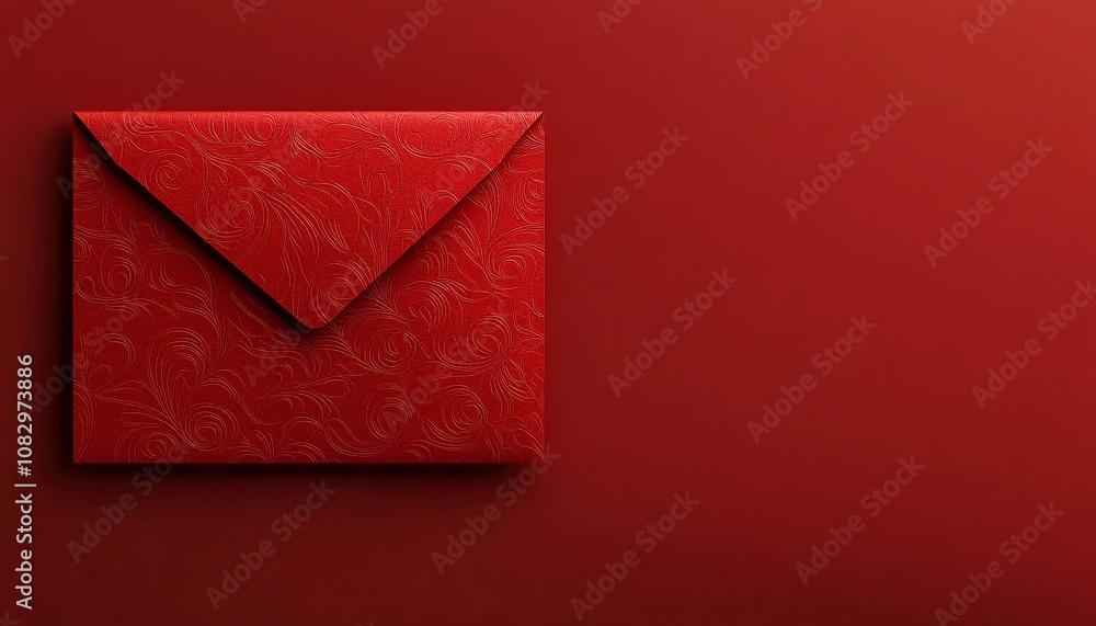 Red envelope art in paper cut design celebrating traditions of giving during the festive joy of Chinese New Year. Red envelope art in paper cut design celebrating traditions of giving during the festive joy of Chinese New Year.