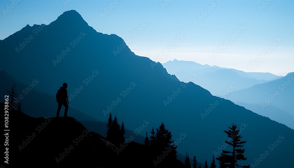 Fototapeta premium mountain landscape with fog