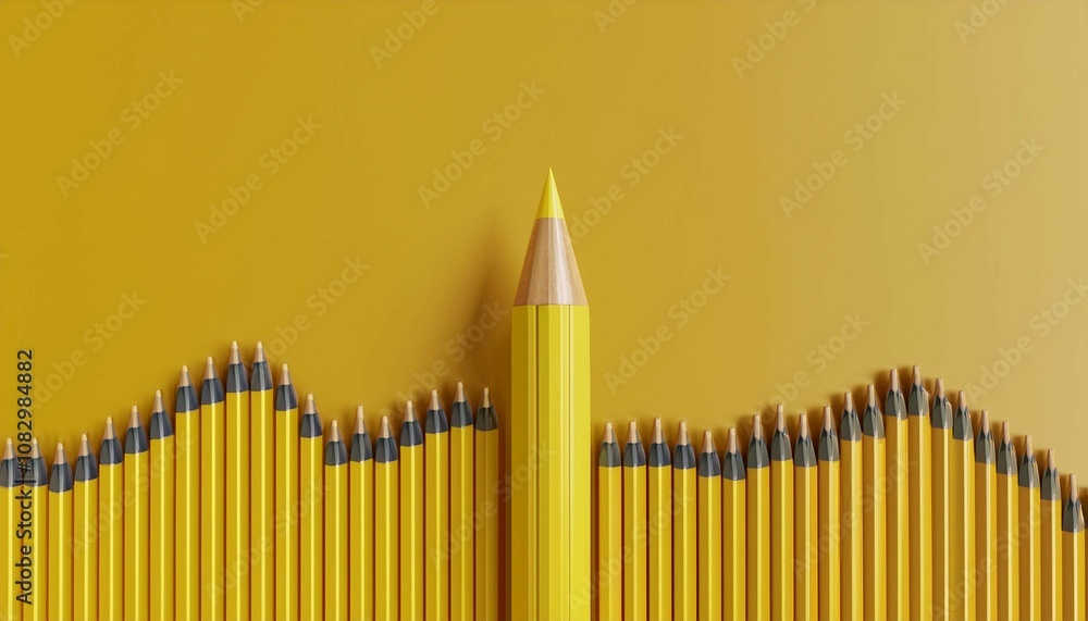Obraz premium yellow pencils