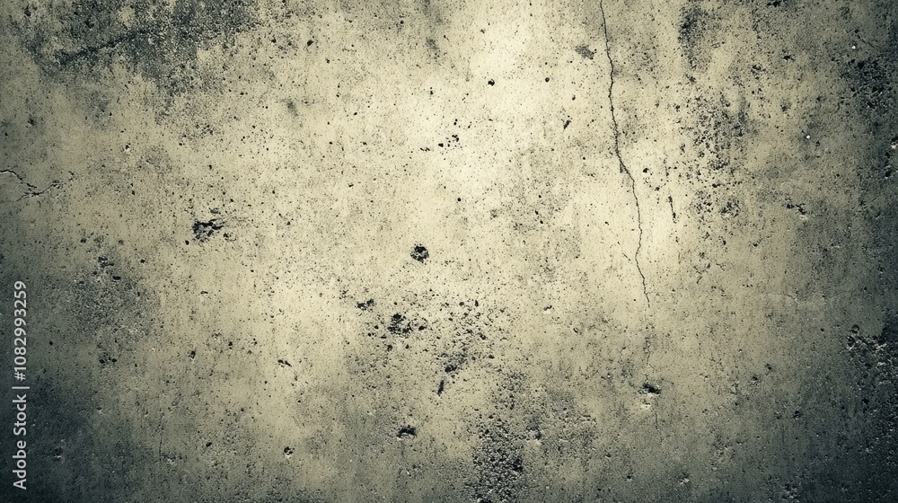 Fototapeta premium Textured Concrete Wall with Distressed Appearance Showcasing Natural Imperfections and Light and Shadow Play Suitable for Background or Artistic Use in Various Projects