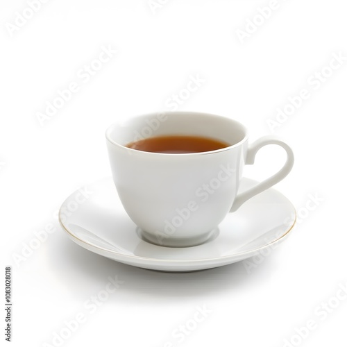 Wallpaper Mural Classic Tea Cup on White Background Torontodigital.ca