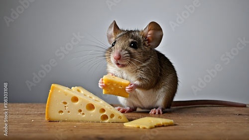 Käse und Maus: Ein perfektes Duo photo