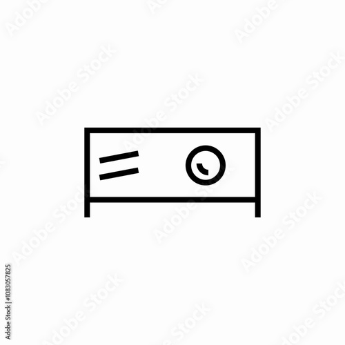 video projector icon sign vector