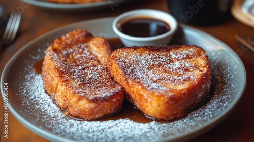 Authentic Spanish torrijas a delicious dessert often enjoyed during Lent and Holy Week similar to French toast photo