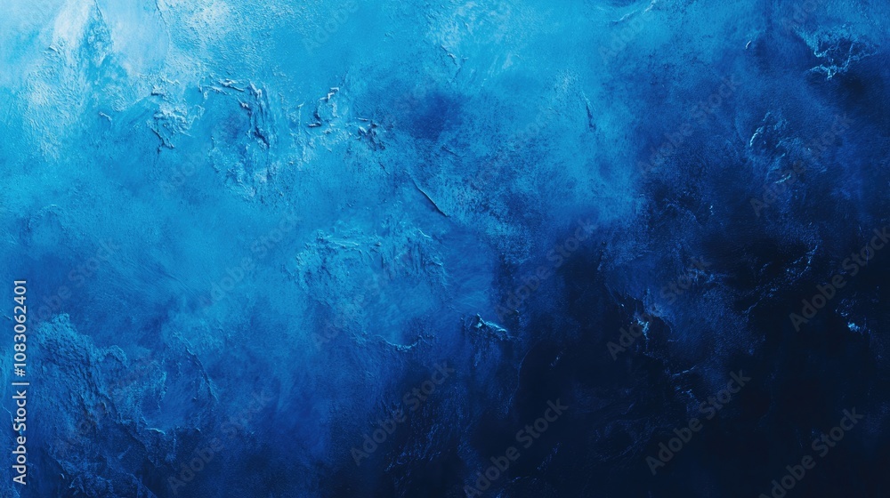 Obraz premium Abstract gradient bright blue background featuring a panoramic navy blue texture Captivating wide angle rough stylized wallpaper with ample copy space for design purposes