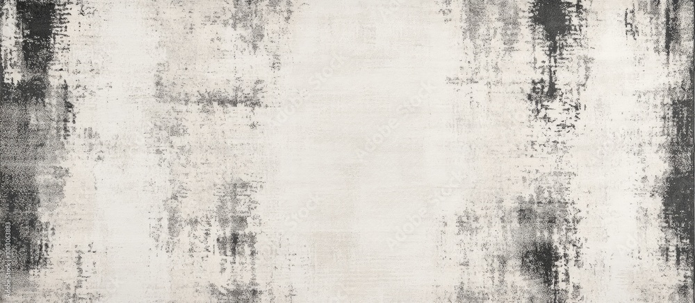 Fototapeta premium Modern machine woven runner rug featuring a clean white background ideal for enhancing contemporary home decor