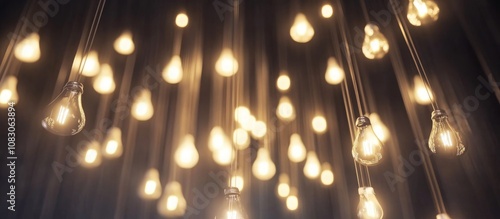 Modern chandelier design featuring elegant lights hanging from a stylish ceiling perfect for contemporary home decor