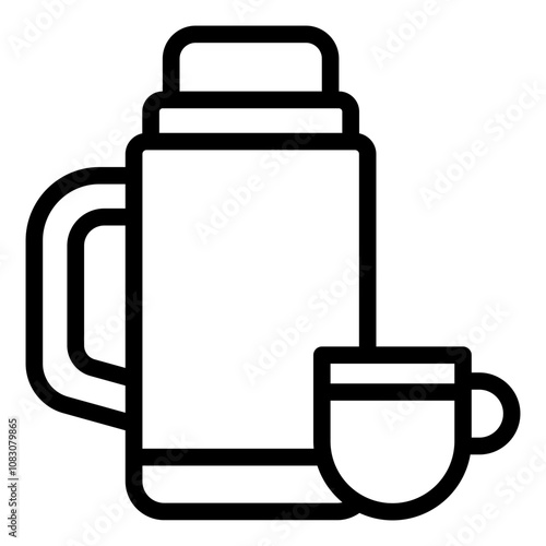 Thermos flask to keep beverages warm during winter outings.