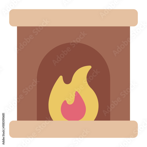 Cozy fireplace to keep warm and create ambiance indoors.