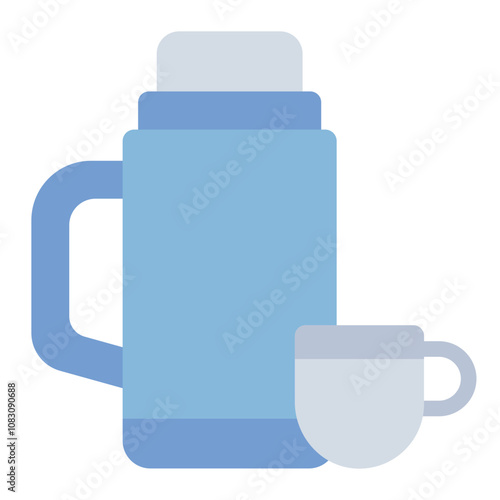 Thermos flask to keep beverages warm during winter outings.