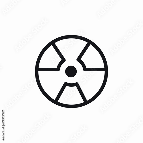 biohazard pollution icon sign vector