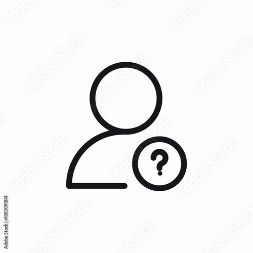 user question faq icon sign vector