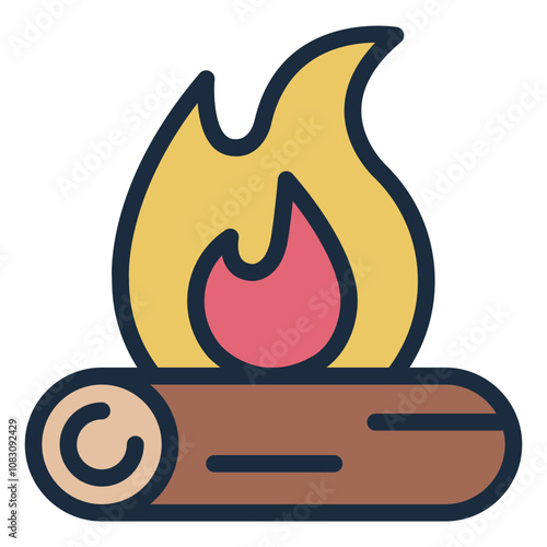 Bonfire to stay warm and gather with others on cold nights.