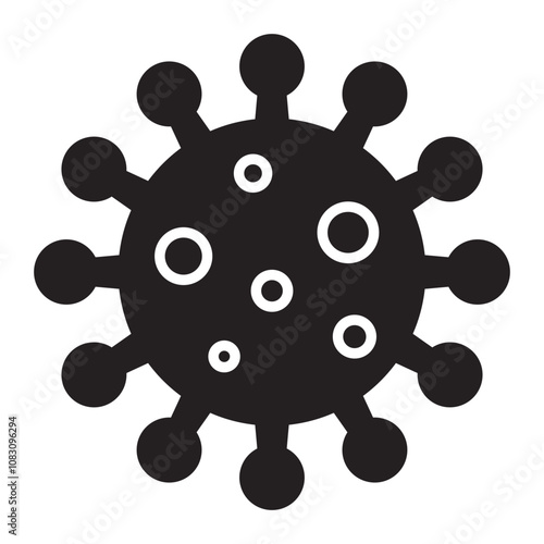 virus line icon.