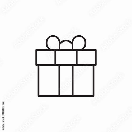 gift surprise icon sign vector