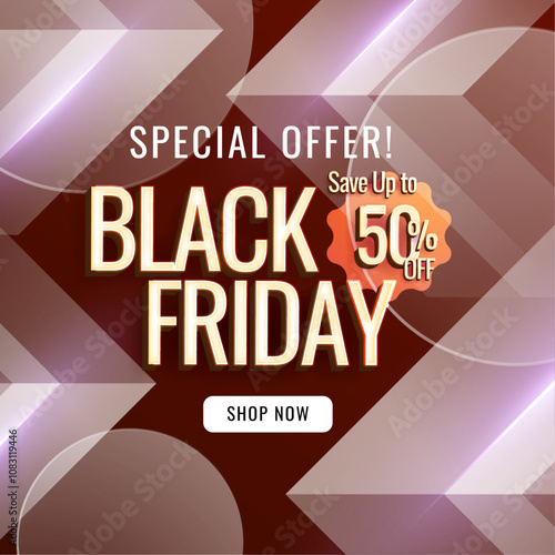 Exciting Black Friday Special Offer Promotional Post