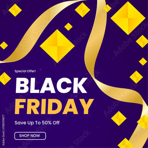 Exciting Black Friday Special Offer Promotional Post