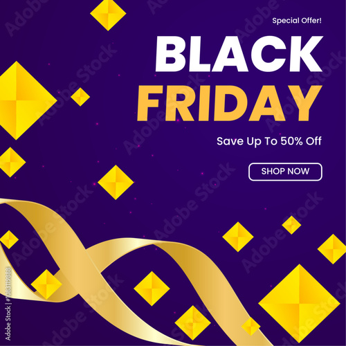 Black Friday Special Offer Discount Promotion Post