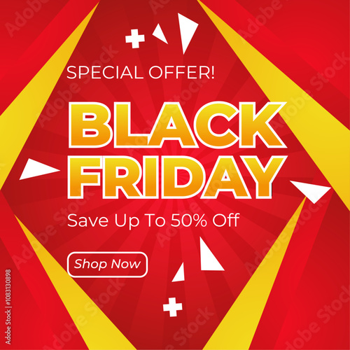 Exciting Black Friday Special Offer Promotional Post