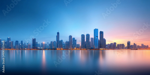 Wallpaper Mural Architectural landscape of modern urban skyline
 Torontodigital.ca