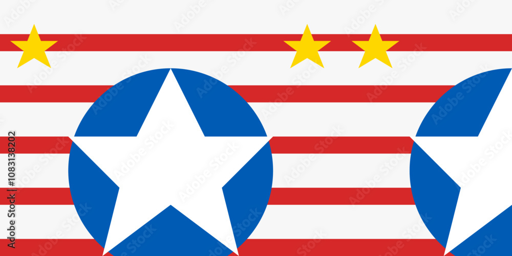 Obraz premium Pattern USA Design